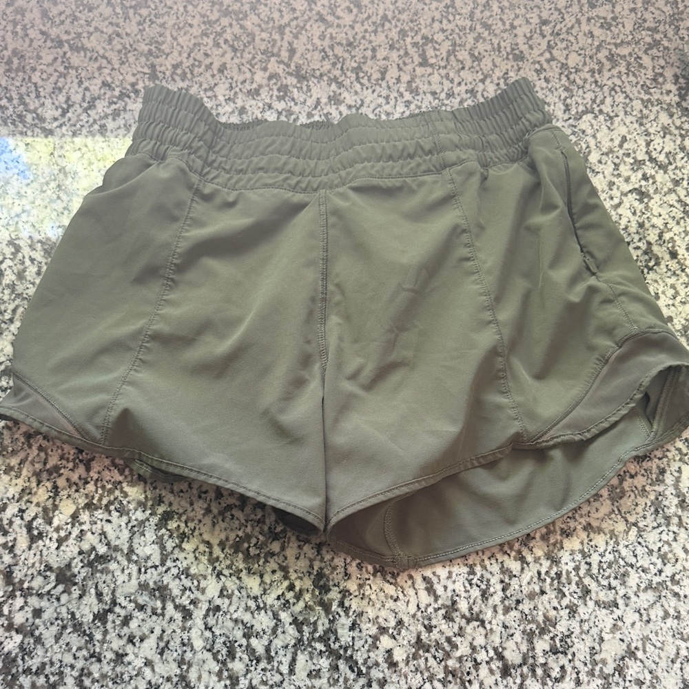 Light Olive Women's Lululemon Shorts